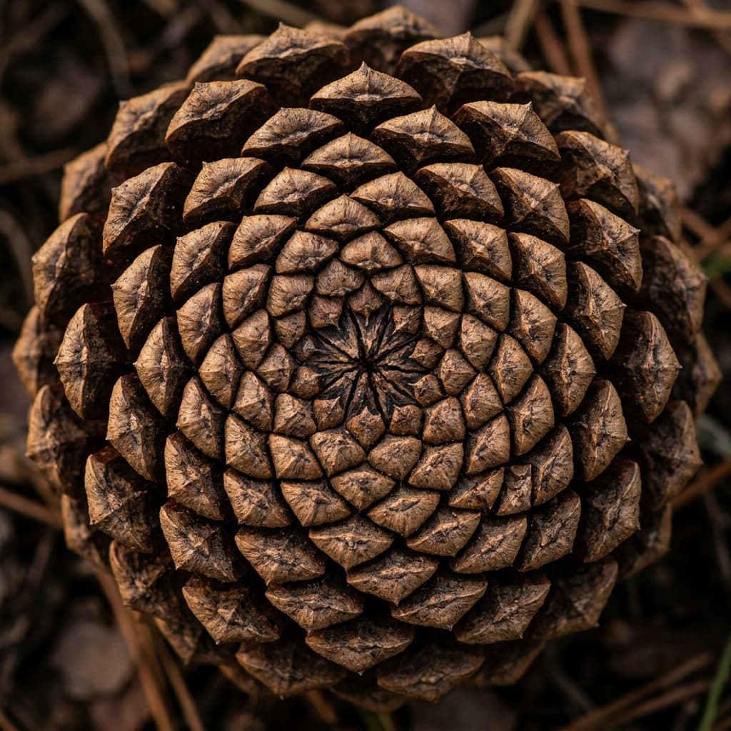 Pinecone spiral